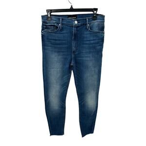 BLACK ORCHID NWT Carmen High Rise Ankle Fray Italian Skinny Denim Jean // 29